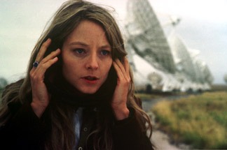 Jodie Foster and her really big radio antenna